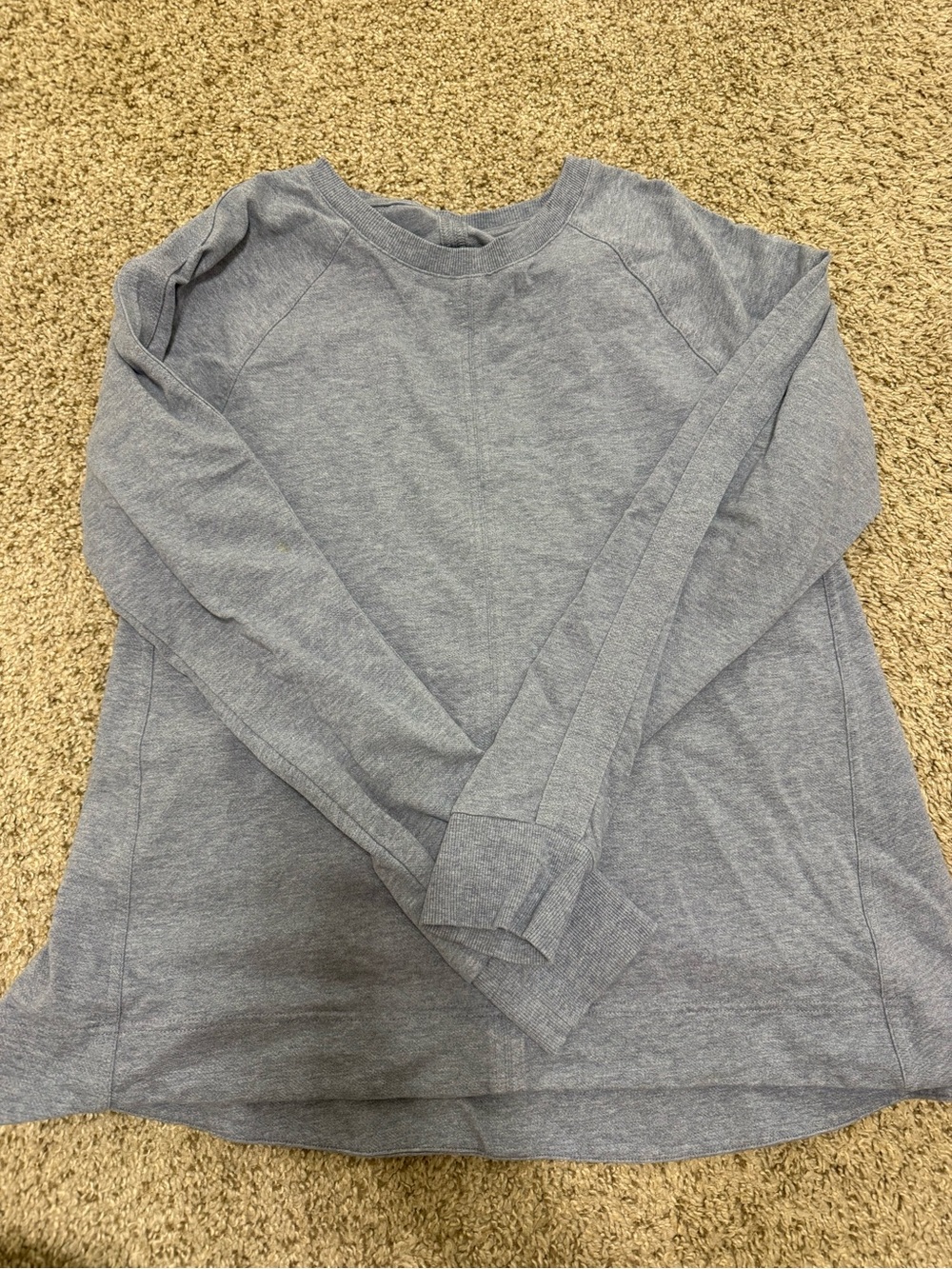 Athleta Light Heather Gray Women's Crewneck Sweatshirt